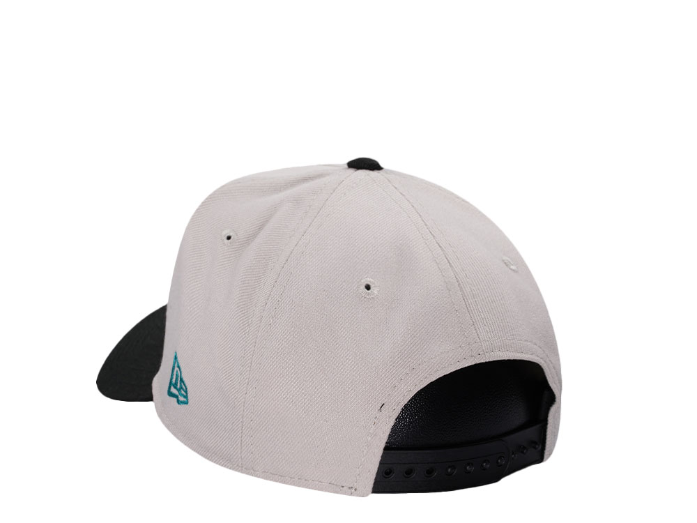 New Era Jacksonville Jaguars Stone Two Tone 9Forty A Frame Snapback Cap