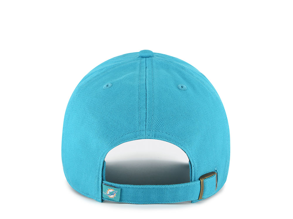 47Brand Miami Dolphins Neptune Blue Classic Edition Clean Up Strapback Cap