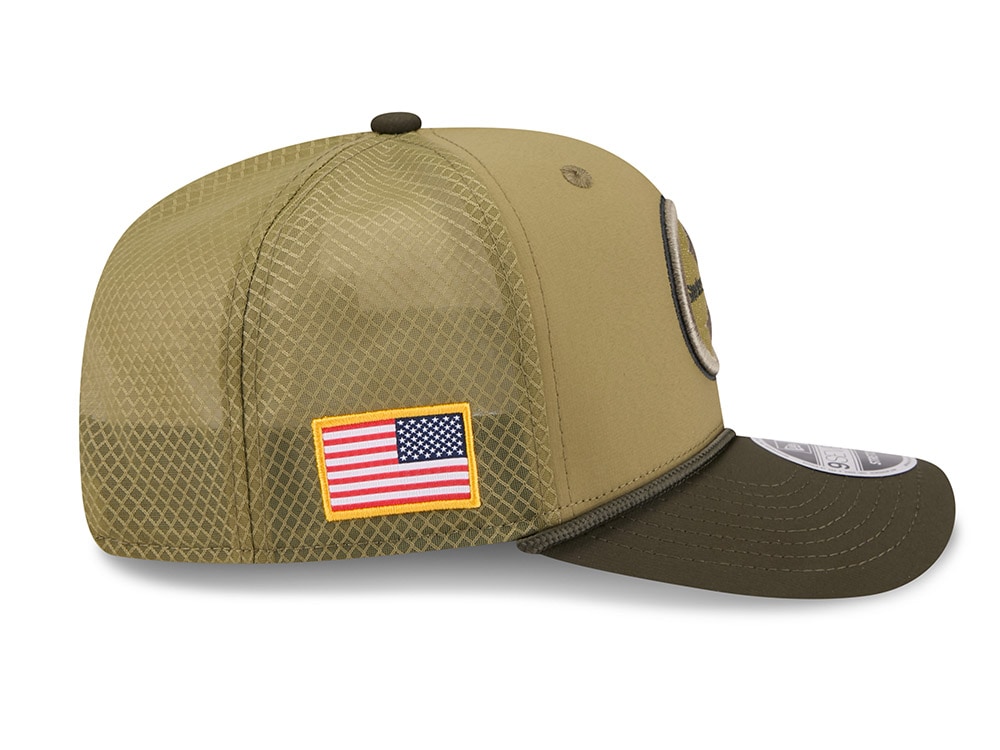 New Era Pittsburgh Steelers Salute To Service 2025 9Seventy Snapback Cap