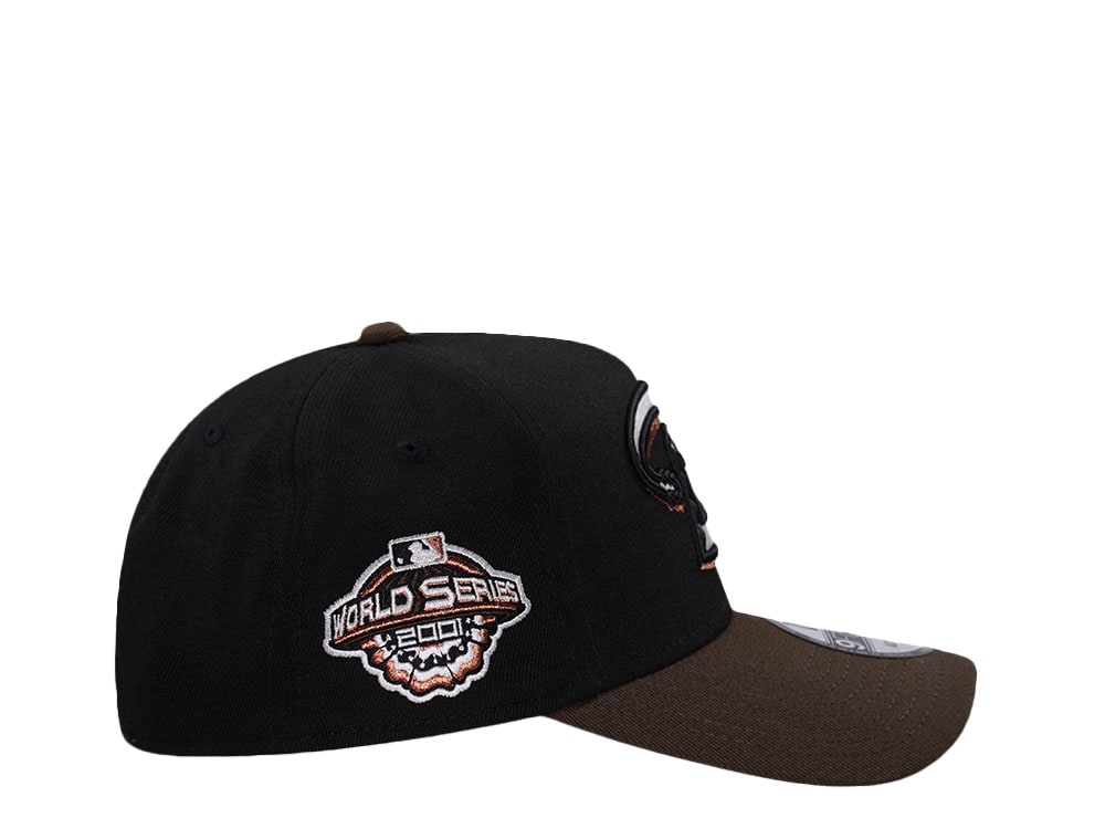 New Era Arizona Diamondbacks World Series 2001 Walnut Two Tone Edition 9Forty A Frame Snapback Cap