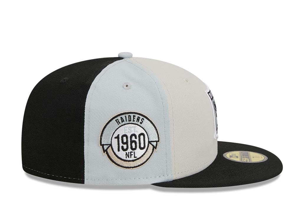 New Era Oakland Raiders NFL Sideline 2023 59Fifty Fitted Cap