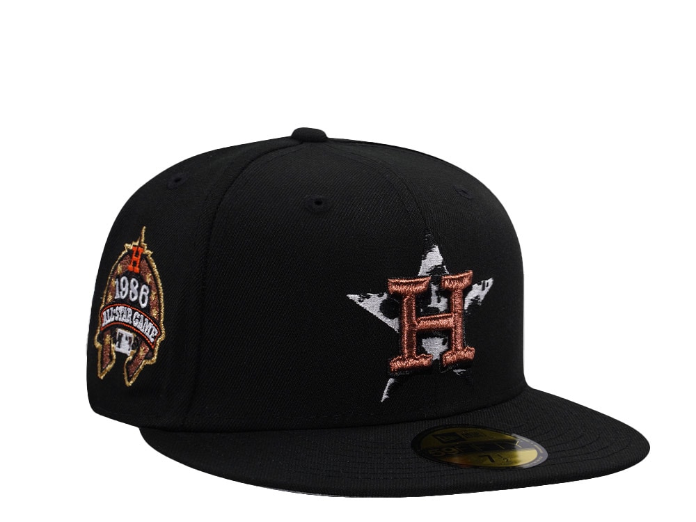 New Era Houston Astros All Star Game 1986 Black Prime Edition 59Fifty Fitted Cap