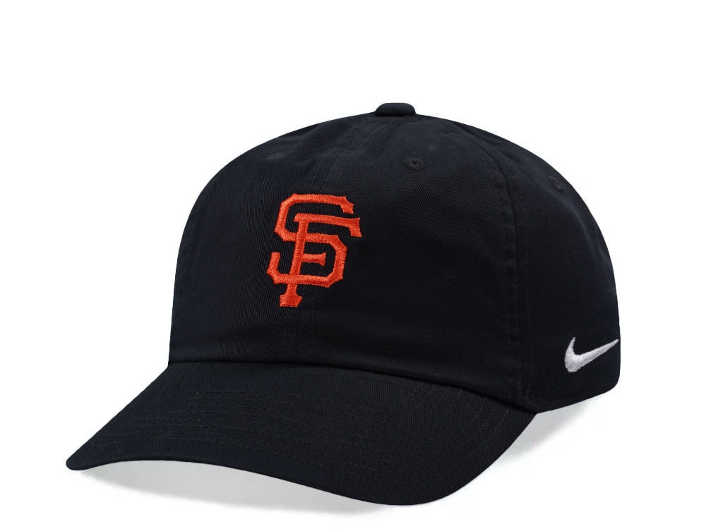 Nike San Francisco Giants Club Black Edition Strapback Cap