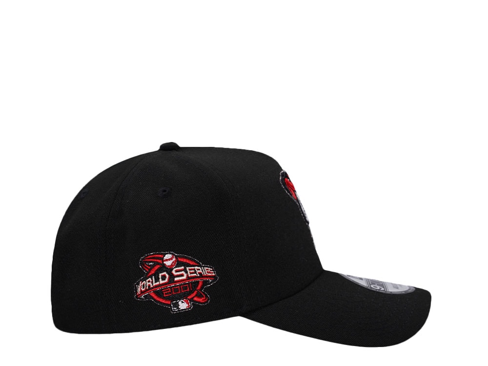 New Era Arizona Diamondbacks World Series 2001 Black Prime Edition 9Forty A Frame Snapback Cap