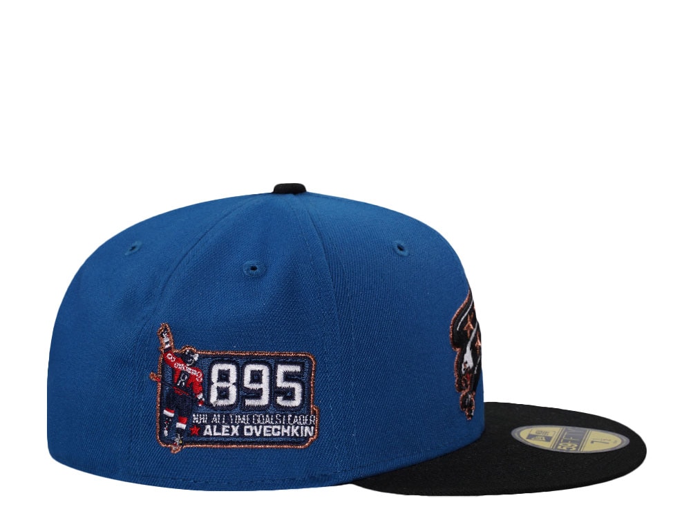 New Era Washington Capitals All Time Goals Ovechkin Blue Two Tone Edition 59Fifty Fitted Cap