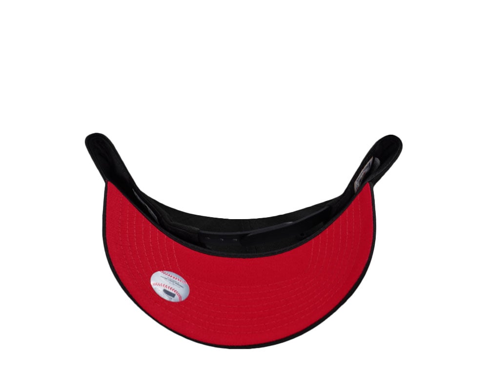 New Era Anaheim Angels Black And Red Upside Down Edition 9Forty A Frame Snapback Cap