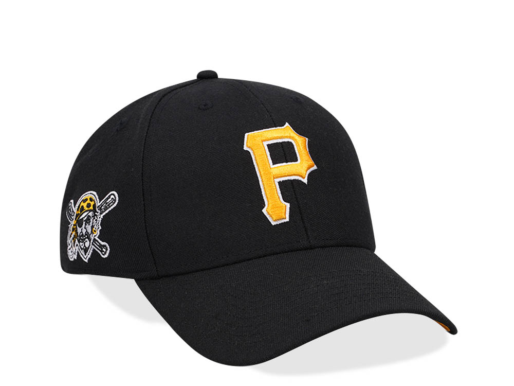 47Brand Pittsburgh Pirates Black Sure Shot MVP Snapback Cap