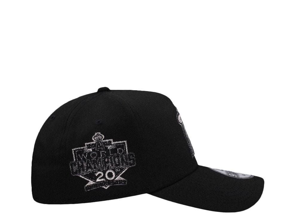 New Era Anaheim Angels 20th Anniversary World Champions Liquid Titanium Edition 9Forty A Frame Snapback Cap