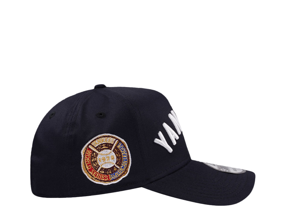 New Era New York Yankees World Series 1928 Navy Classic Edition 9Forty A Frame Snapback Cap