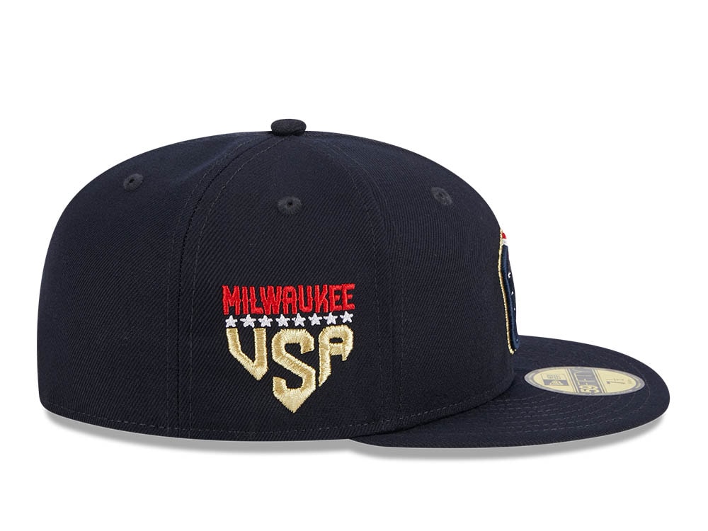 New Era Milwaukee Brewers 4th of July 23 59Fifty Fitted Cap