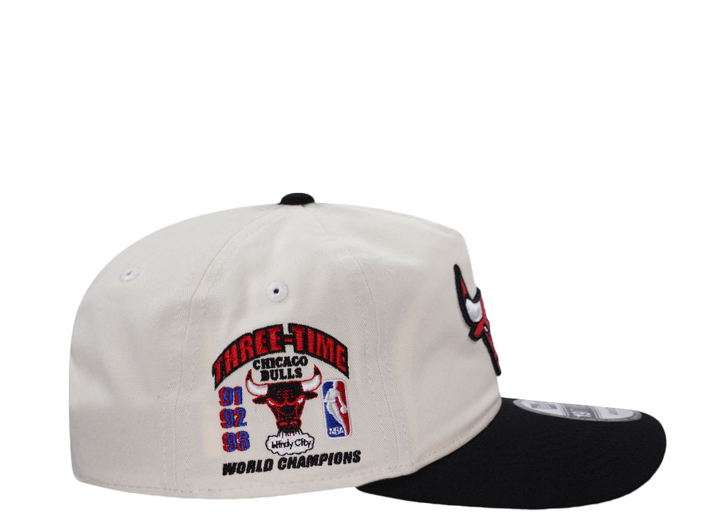 New Era Chicago Bulls 3x World Champions Chrome Two Tone Edition 19Twenty Snapback Cap