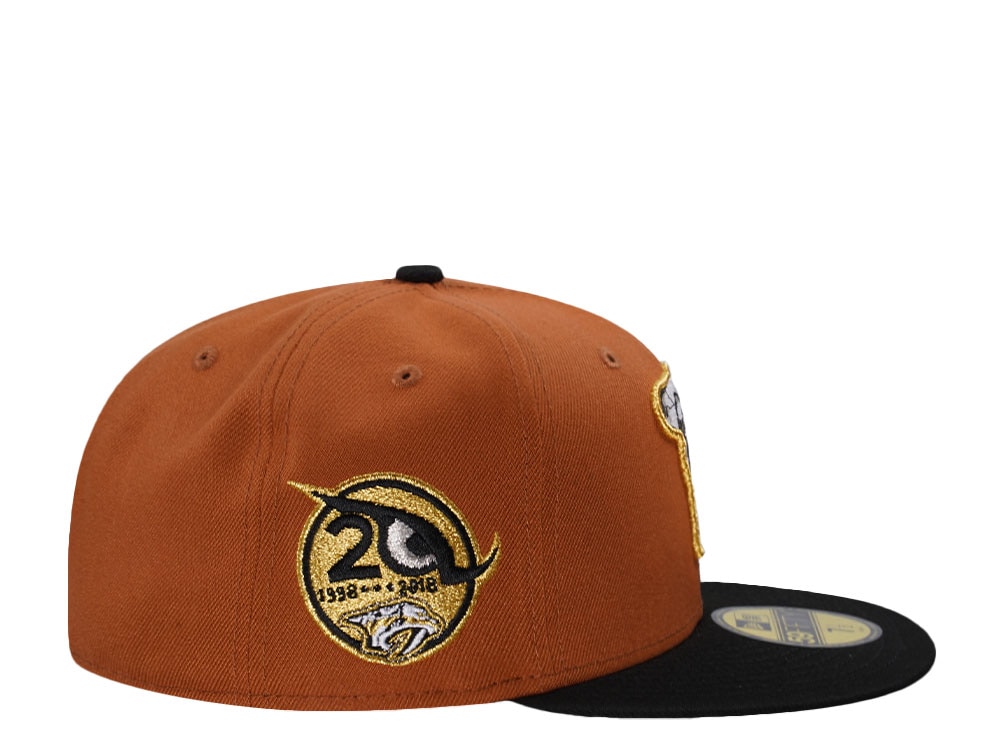 New Era Nashville Predators 20th Anniversary Brown Two Tone Edition 59Fifty Fitted Cap