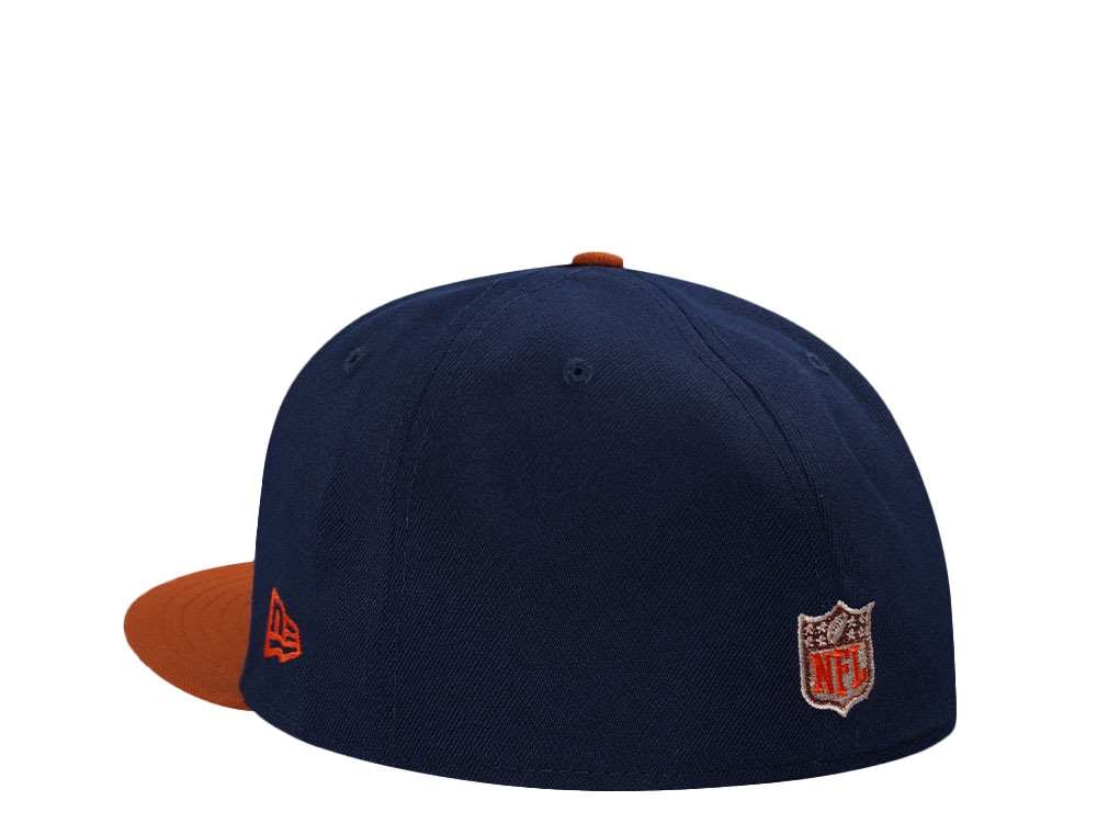 New Era Denver Broncos Navy Rust Two Tone Prime Edition 59Fifty Fitted Cap