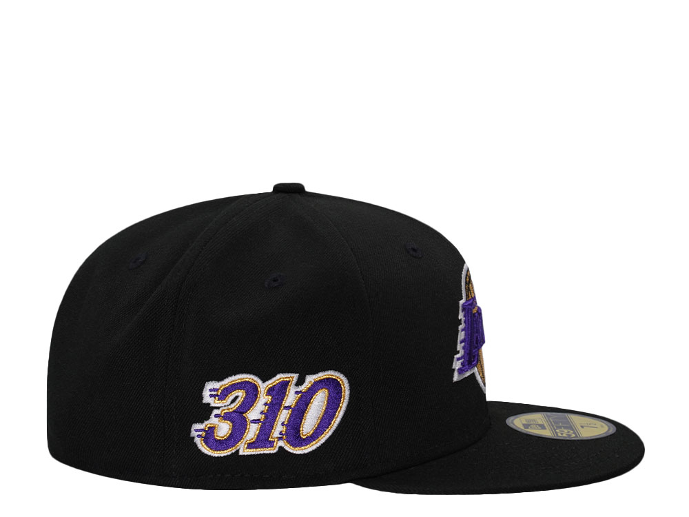 New Era Los Angeles Lakers Lakeshow Gold Black Edition 59Fifty Fitted Cap