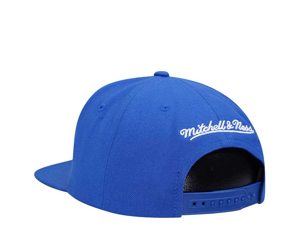 Mitchell & Ness Philadelphia 76ers Conference Patch Blue Snapback Cap