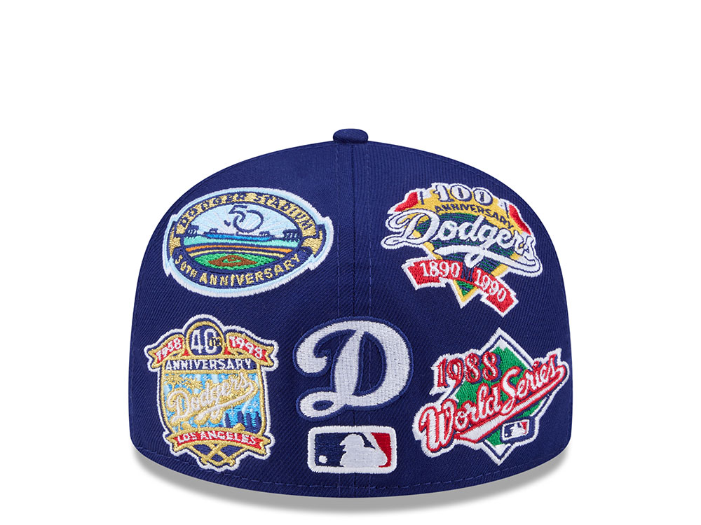 New Era Los Angeles Dodgers All Over Blue Edition 59Fifty Fitted Cap