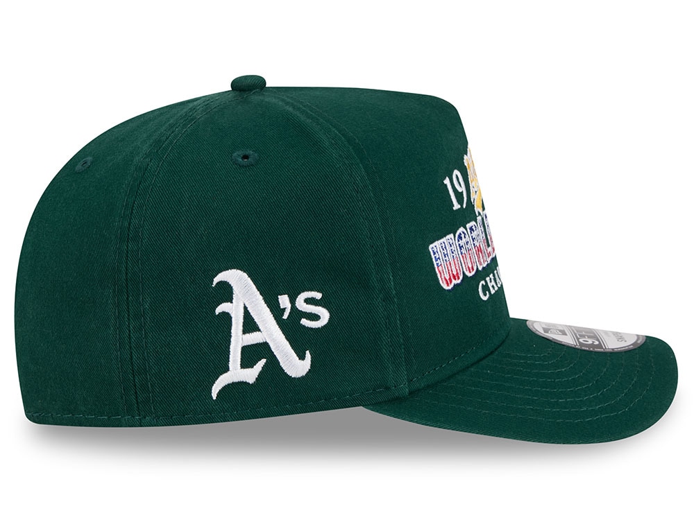 New Era Oakland Athletics World Series Champions 1989 Historic Green Edition 9Fifty A Frame Snapback Cap