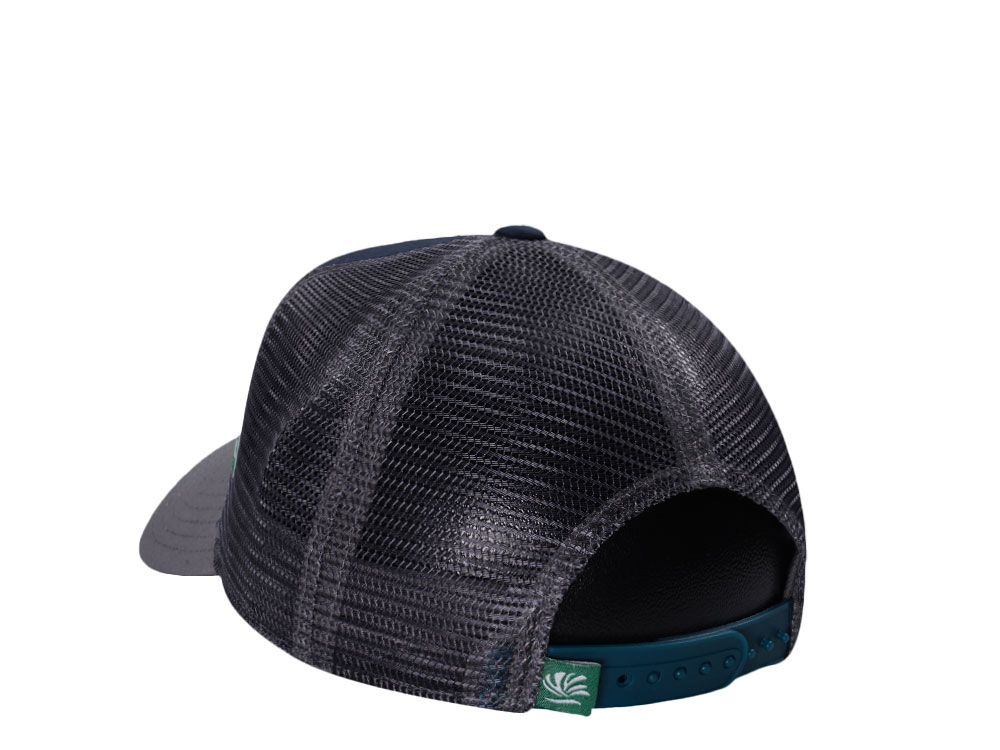 Djinns Live Slow Die Old Sloth Coastal Trucker Snapback Cap