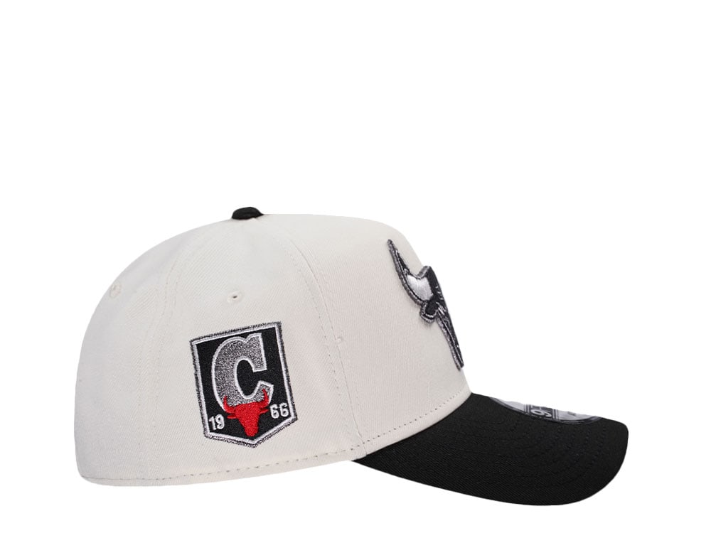 New Era Chicago Bulls Chrome Two Tone Metallic Edition 9Forty A Frame Snapback Cap