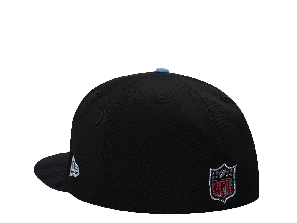 New Era Houston Texans Black Metallic Two Tone Edition 59Fifty Fitted Cap