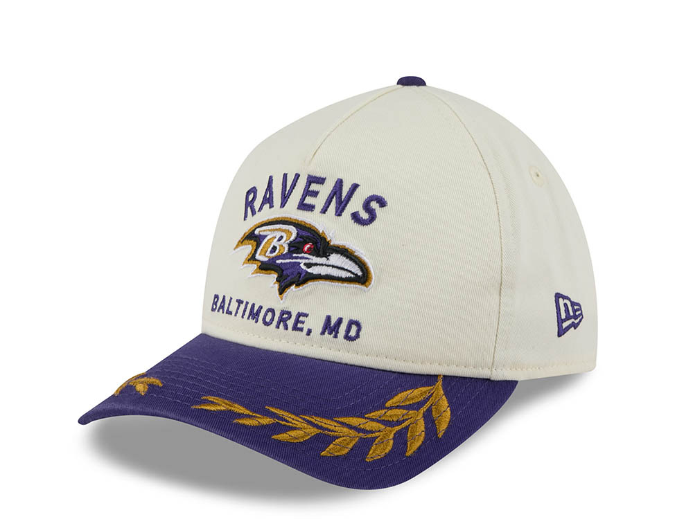 New Era Baltimore Ravens 2025 Draft Edition 9Twenty A Frame Strapback Cap