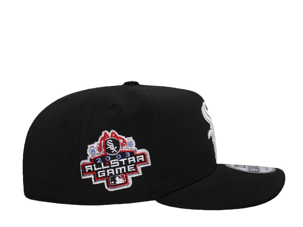 New Era Chicago White Sox All Star Game 2003 Black Classic A Frame 9Fifty Snapback Cap