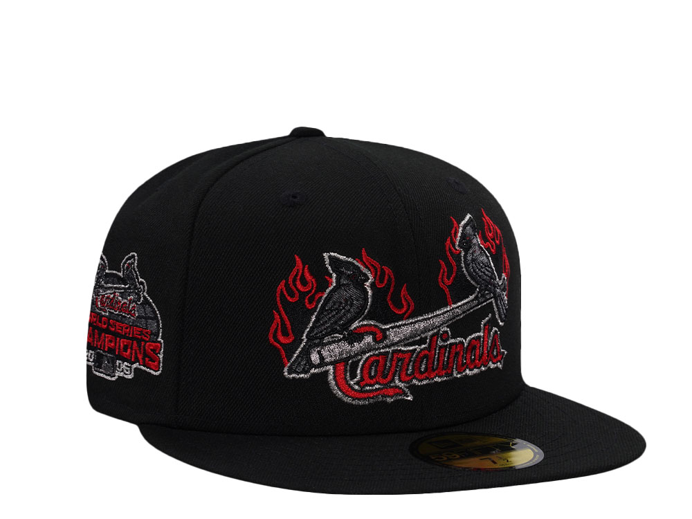 New Era St. Louis Cardinals World Series Champions 2006 Black Prime Edition 59Fifty Fitted Cap