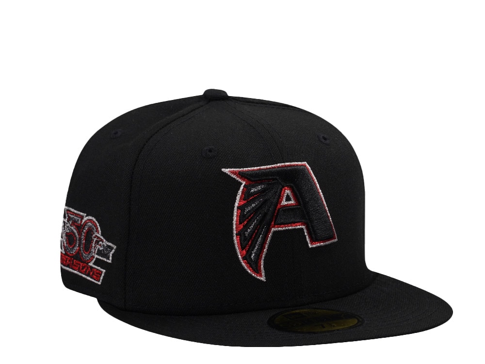 New Era Atlanta Falcons 50th Anniversary Black Prime Edition 59Fifty Fitted Cap