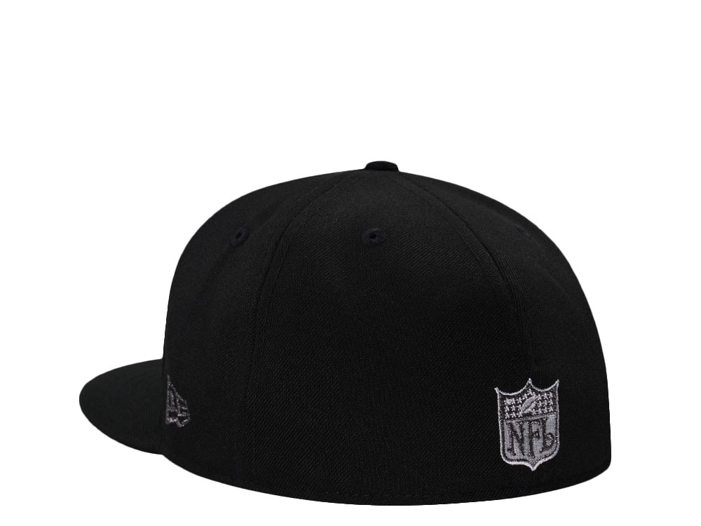 New Era Las Vegas Raiders 75th Anniversary Black Prime Edition 59Fifty Fitted Cap