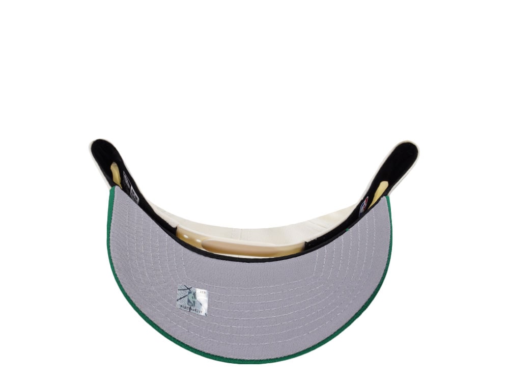 New Era Boston Celtics Script Chrome Two Tone Edition 9Forty A Frame Snapback Cap