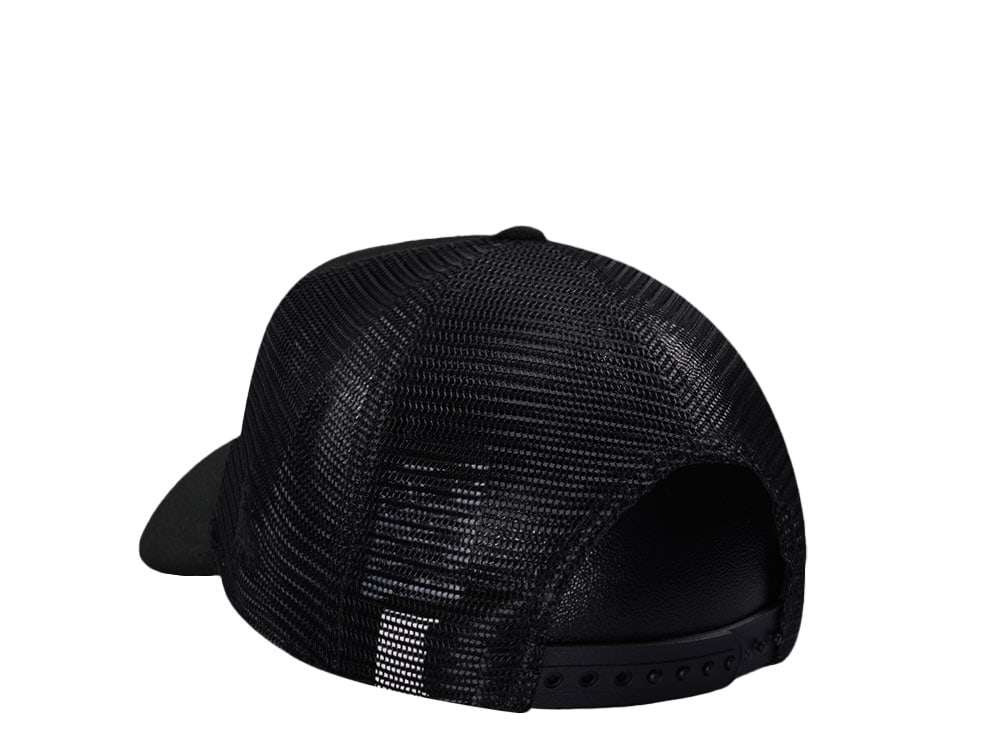 New Era San Francisco 49ers Black Foam Trucker 9Forty A Frame Snapback Cap