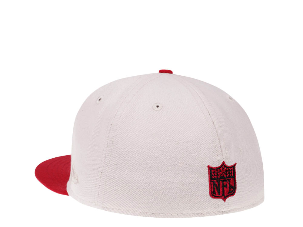 New Era Arizona Cardinals Stone Two Tone Throwback 59Fifty Fitted Cap