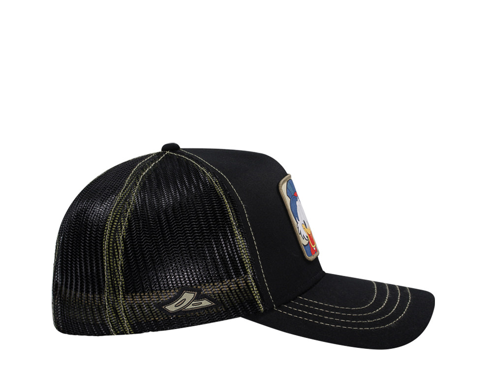 Capslab Disney Scrooge McDuck Black Trucker Snapback Cap