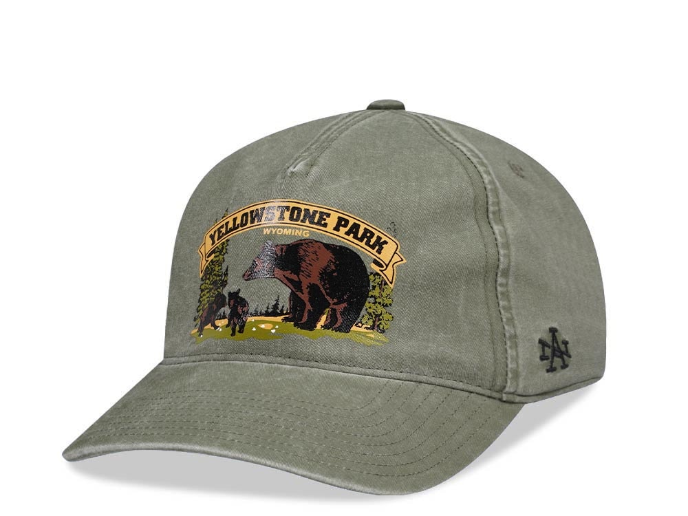 American Needle Yellowstone National Park Wyoming Trailhead Canopy  Strapback Cap
