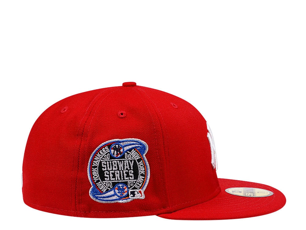 New Era New York Yankees Subway Series 2000 Red and Pink Edition 59Fifty Fitted Cap