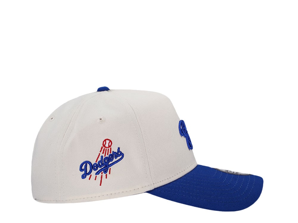 New Era Los Angeles Dodgers Bleed Blue Chrome Two Tone Edition 9Forty A Frame Snapback Cap