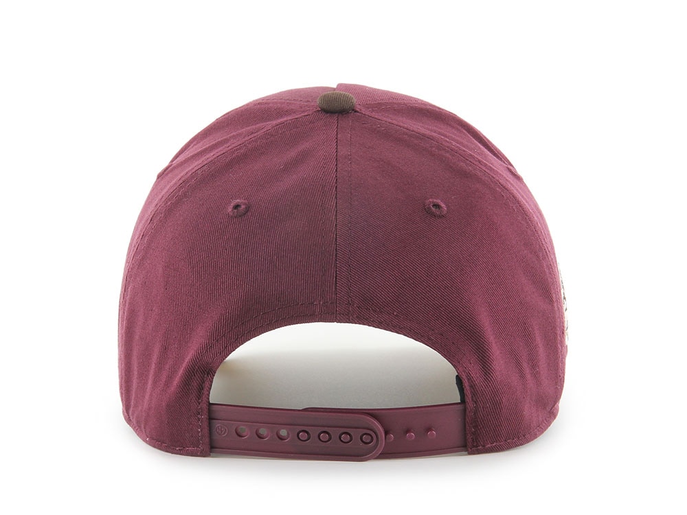 47Brand Los Angeles Dodgers Cooperstown Dark Maroon Edition MVP Snapback Cap