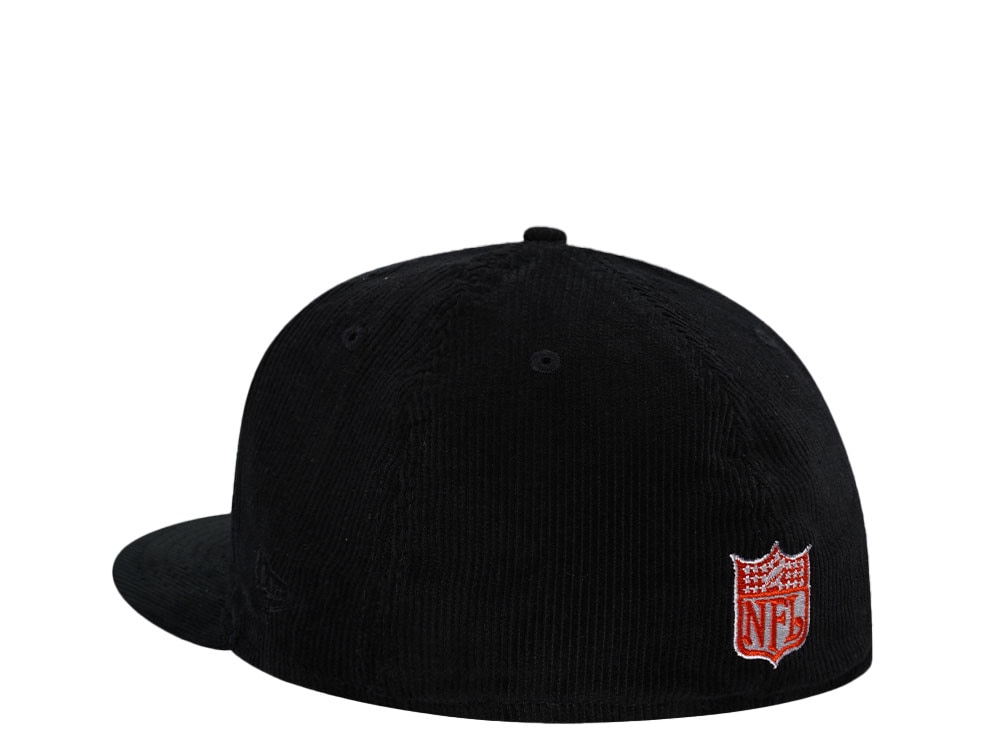 New Era Denver Broncos Black Cord Throwback Edition 59Fifty Fitted Cap