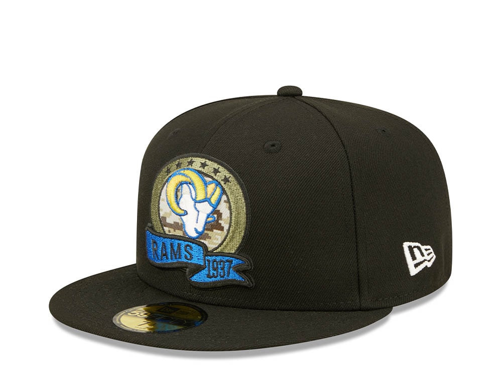 New Era Los Angeles Rams Salute to Service 2022 Fitted 59Fifty Cap