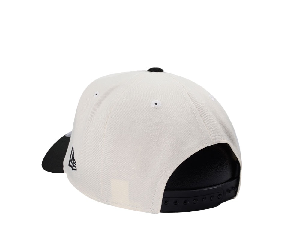 New Era San Francisco Giants Chrome Black Two Tone Edition 9Forty A Frame Snapback Cap