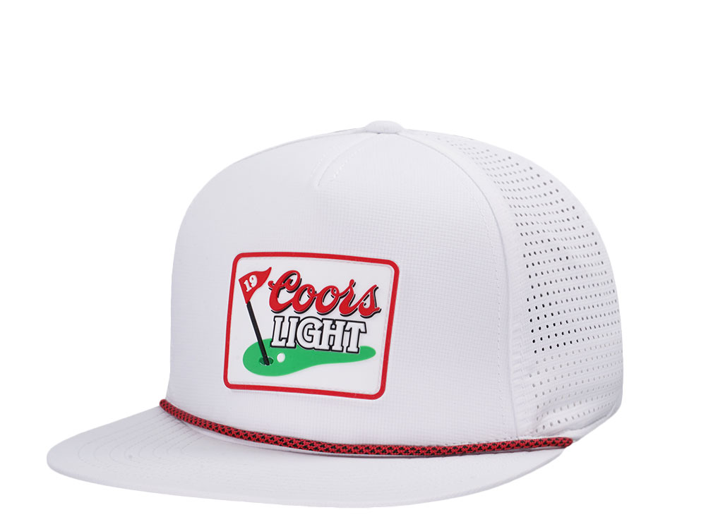 American Needle Coors Buxton Pro White Trucker Snapback Cap