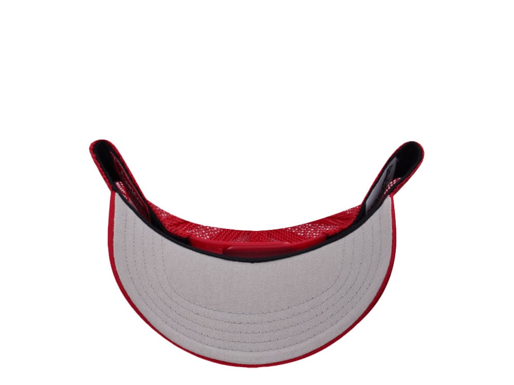 American Needle Mack Trucks Red Valin Trucker Snapback Cap