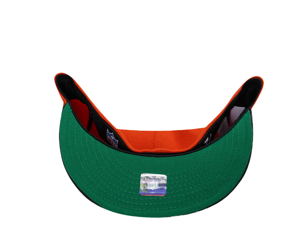 New Era Chicago Bears Orange Satin Brim Edition 59Fifty Fitted Cap