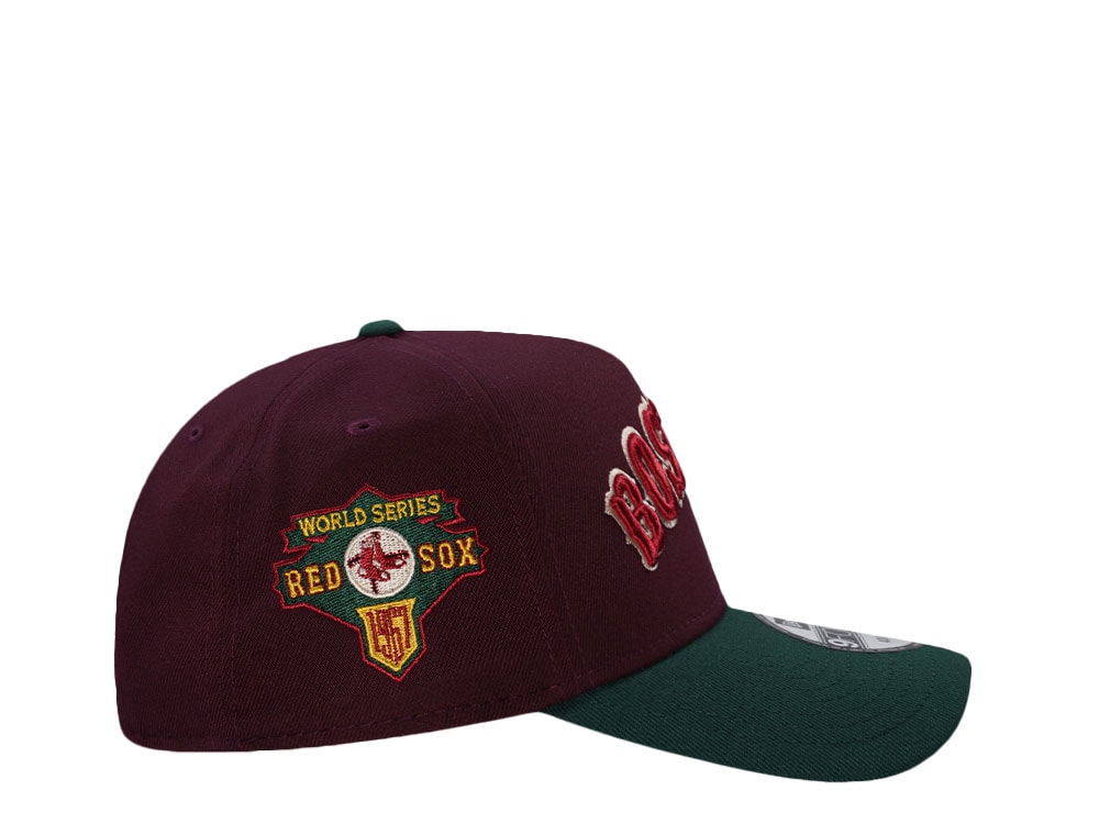 New Era Boston Red Sox World Series 1967 Maroon Two Tone Edition 9Forty A Frame Snapback Cap