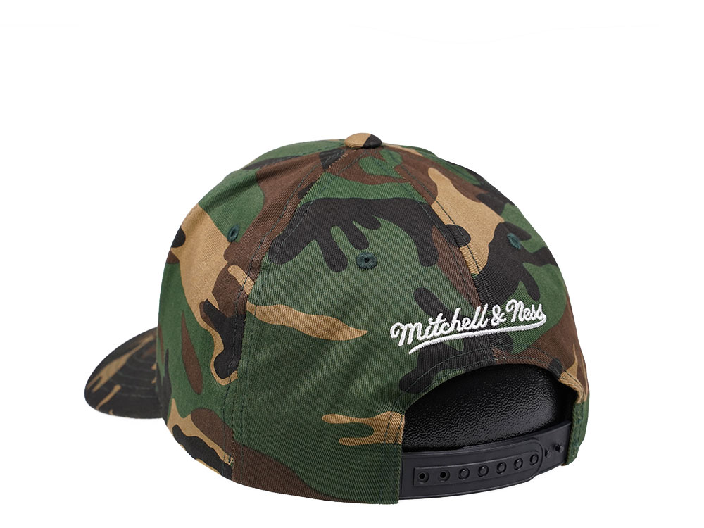 Mitchell & Ness Brooklyn Nets Camo 110 Flex Snapback Cap