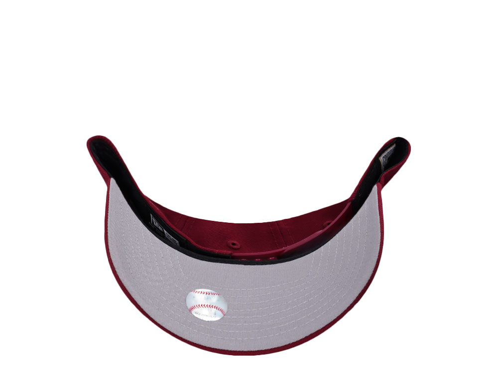 New Era New York Yankees World Series 1949 Cardinal Red Prime Edition 9Forty A Frame Snapback Cap