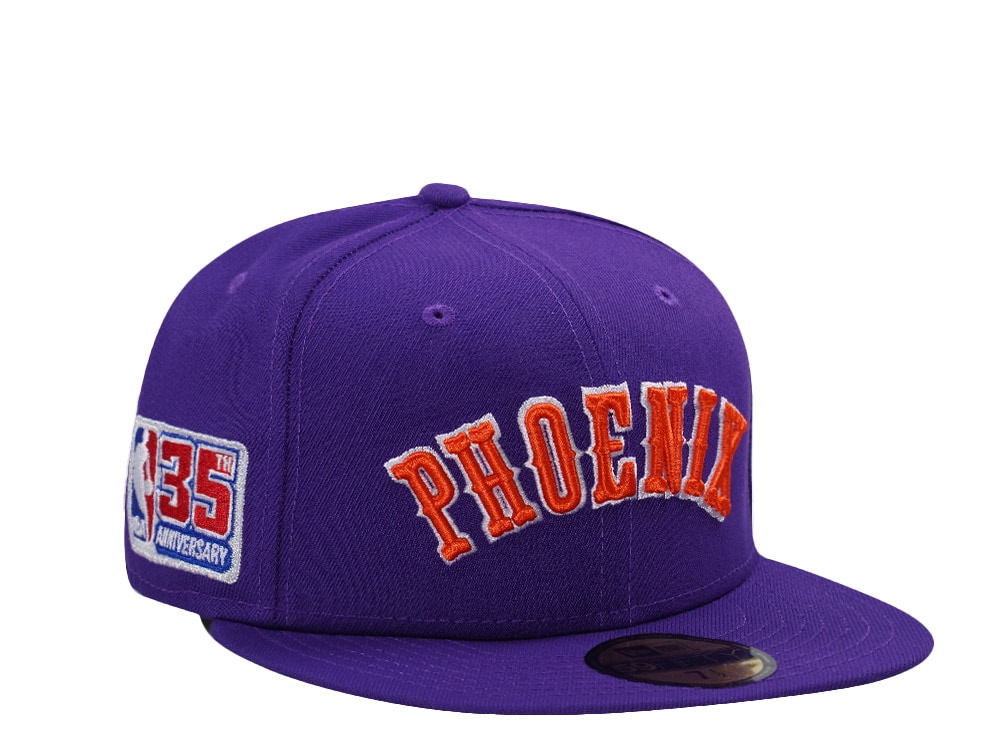 New Era Phoenix Suns 35th Anniversary Purple Prime Edition 59Fifty Fitted Cap