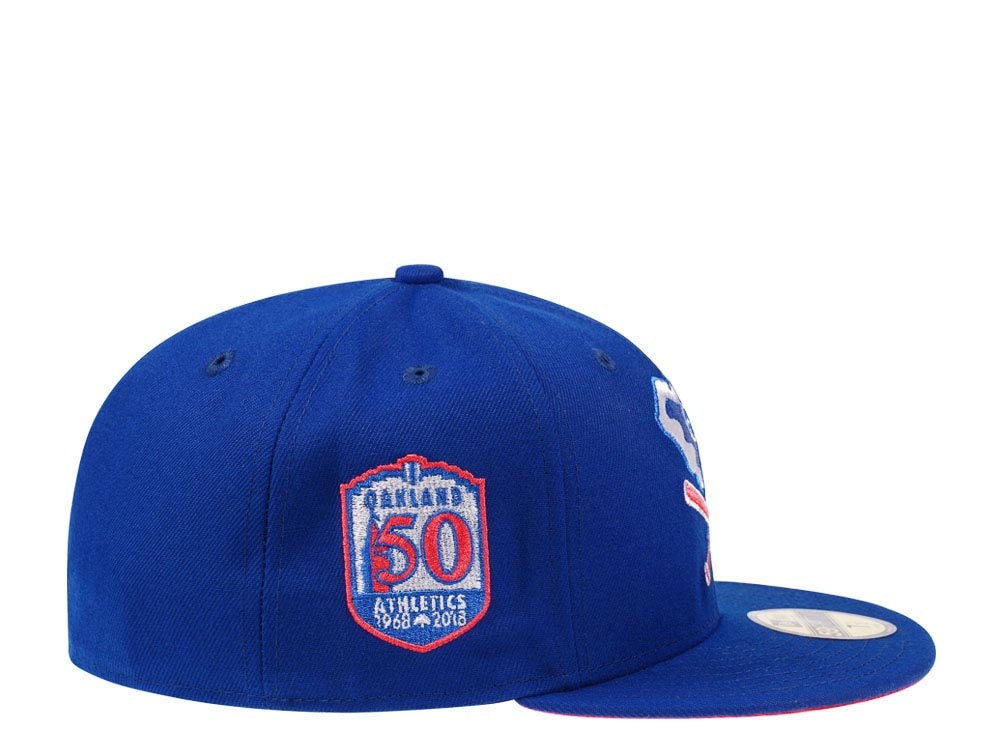 New Era Oakland Athletics 50th Anniversary Fresh Blue Lava Edition 59Fifty Fitted Cap