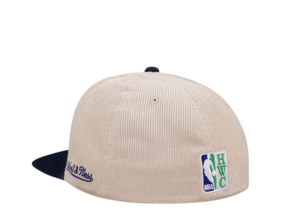 Mitchell & Ness Dallas Mavericks All Star 2010 Two Tone Hardwood Classic Cord Edition Dynasty Fitted Cap