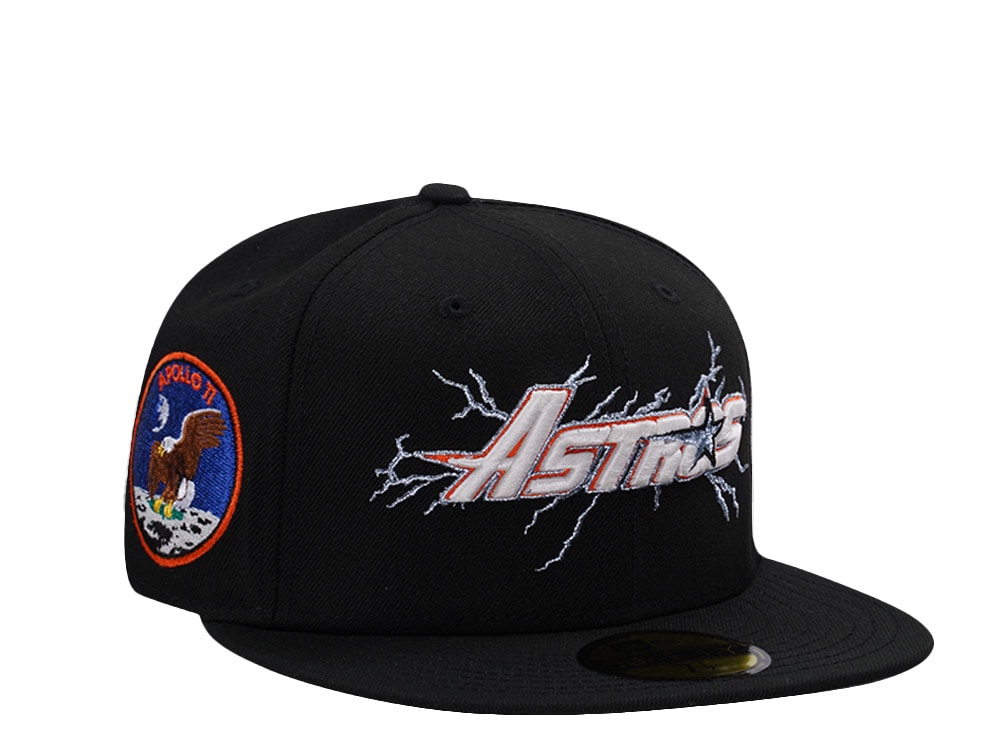 New Era Houston Astros Apollo Black Prime Edition 59Fifty Fitted Cap
